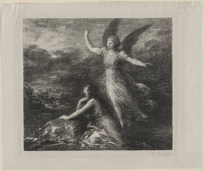 Paradiset och Peri, 1884. av Ignace Henri Jean Fantin Latour
