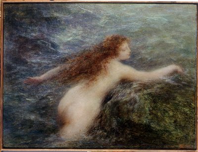 Naiade, ca 1896 av Ignace Henri Jean Fantin Latour