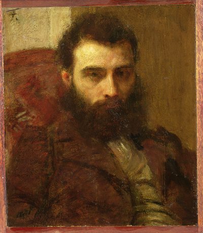 Porträtt av en man av Ignace Henri Jean Fantin Latour