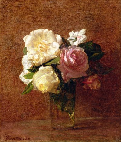 Rosor, 1882 av Ignace Henri Jean Fantin Latour