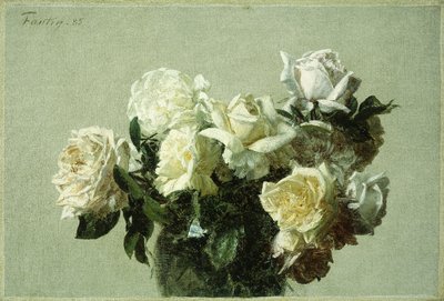 Rosor, 1885 av Ignace Henri Jean Fantin-Latour