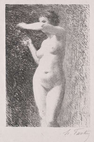 Studie för Eva, 1898. av Ignace Henri Jean Fantin Latour