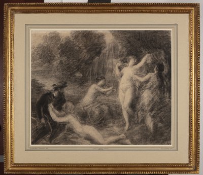 Tannhauser au Venusberg (krita på papper) av Ignace Henri Jean Fantin Latour