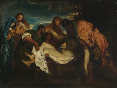 Gravskicket (olja på duk på papp) av Ignace Henri Jean Fantin Latour
