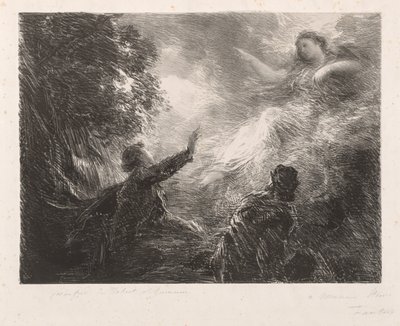 Alpernas älva, 1873. av Ignace Henri Jean Fantin-Latour