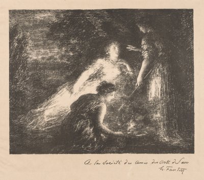 Häxkonst, 1899. av Ignace Henri Jean Fantin Latour