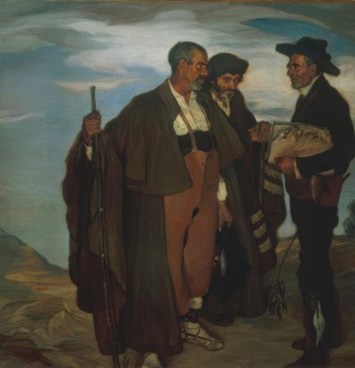 Borgmästaren i Torquemada och hans rådmän av Ignacio Zuloaga y Zabaleta