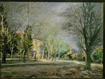 Ignacio Zuloaga / Landskap nära El Escorial", 1932, Olja på duk, 71 × 96 cm av Ignacio Zuloaga y Zabaleta