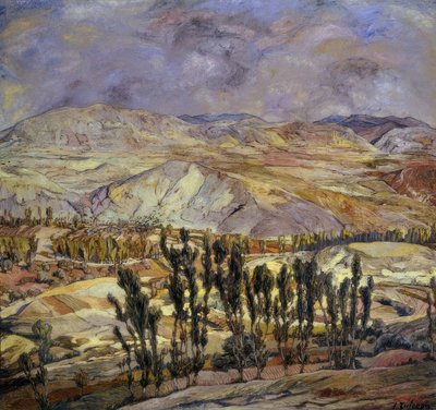 Landskap i Calatayud’, 1930, Olja på duk, 113 × 123 cm, AS00634 av Ignacio Zuloaga y Zabaleta