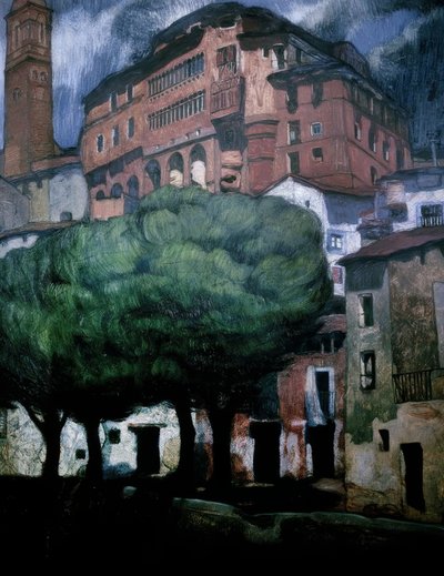 Ärkebiskopens palats i TARRAGONA av Ignacio Zuloaga y Zabaleta