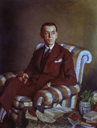 RAMON PEREZ DE AYALA - S XX. Artist: IGNACIO ZULOAGA. Plats: PRIVATE COLLECTION, MADRID av Ignacio Zuloaga y Zabaleta