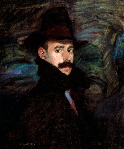 Självporträtt, 1900-talet av Ignacio Zuloaga y Zabaleta