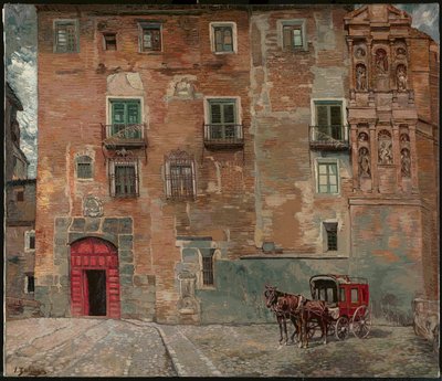 House of the Bishop of Tarazona, tidigt 1930-tal. av Ignacio Zuloaga y Zabaleto