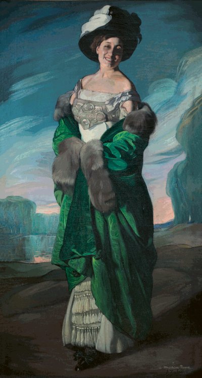 Porträtt av Madeleine Picard, 1909. av Ignacio Zuloaga y Zabaleto
