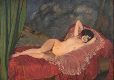 Röd naken, 1922. av Ignacio Zuloaga y Zabaleto