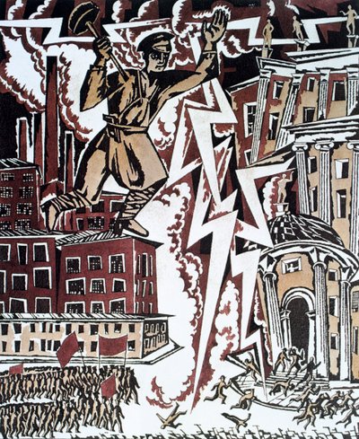 "Den röda blixten", 1919. av Ignaty Nivinsky