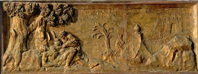 Den barmhärtige samariten av Ignaz (1725-75) Gunther