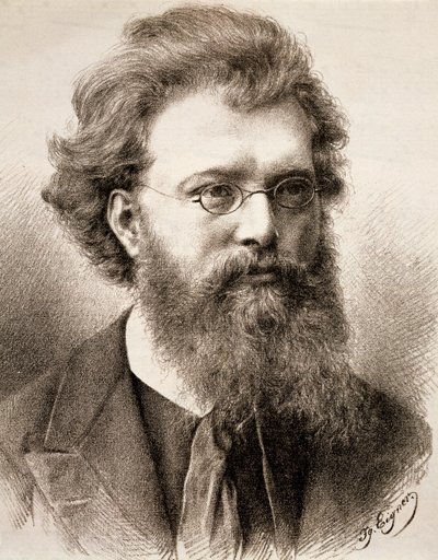 Porträtt av Hans Richter (gravyr) av Ignaz Eigner