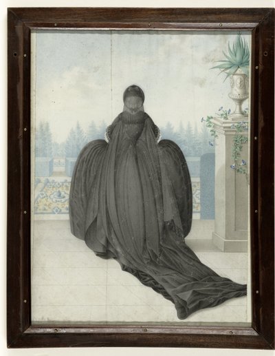Porträtt av kejsarinnan Maria Theresia av Österrike av Ignaz Manzador