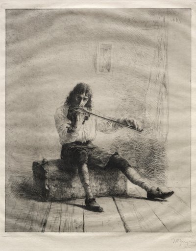 And Drive Dull Care Away, 1883. av Ignaz Marcel Gaugengigl