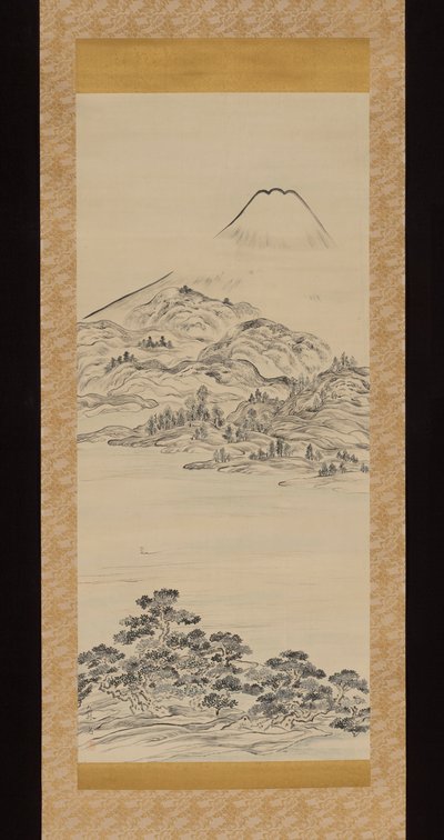 Mount Fuji, med utsikt från Tago no Ura Bay av Ike no Taiga