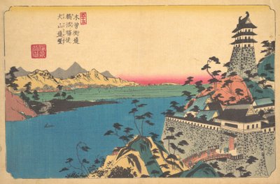 Unumas slott, 1800-talet. av Ikeda Eisen