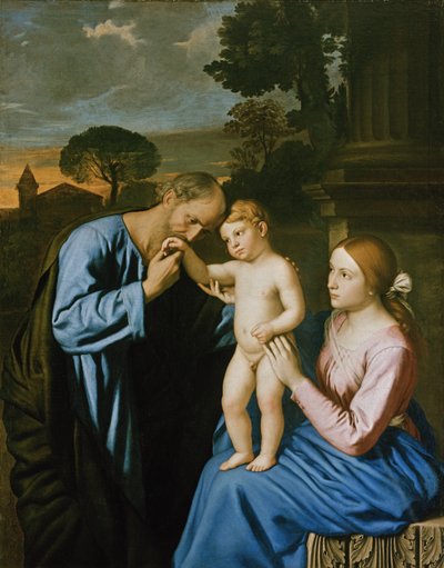 Den heliga familjen av Il Sassoferrato