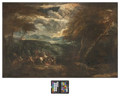 Sankt Paulus omvändelse, 1710-20 av Ilario Giacinto Mercanti
