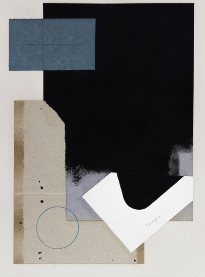 Modernt geometriskt collage av Ildefonso Martín