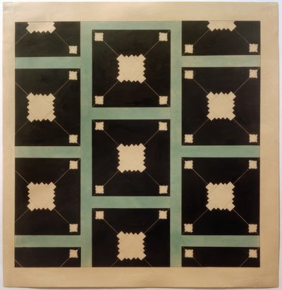 Suprematistisches prydnad av Ilja Grigorjewitsch  Tschaschnik