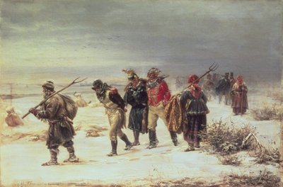 År 1812 (Retreatet från Moskva) 1873 av Illarion Mikhailovich Pryanishnikov