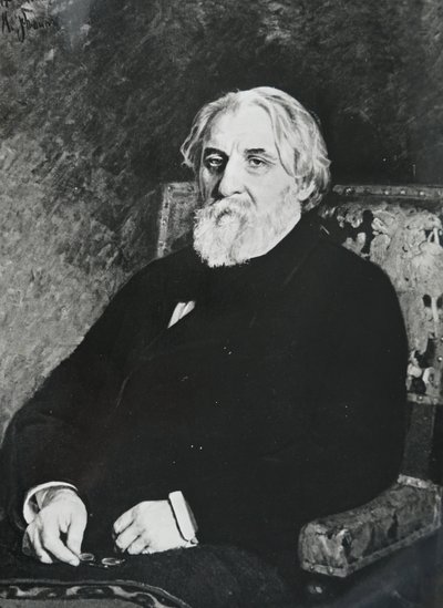 Ivan Sergejevitj Turgenev av Ilya Efimovich (after) Repin