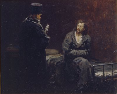 Före bekännelsen, 1879-1885 av Ilya Efimovich Repin