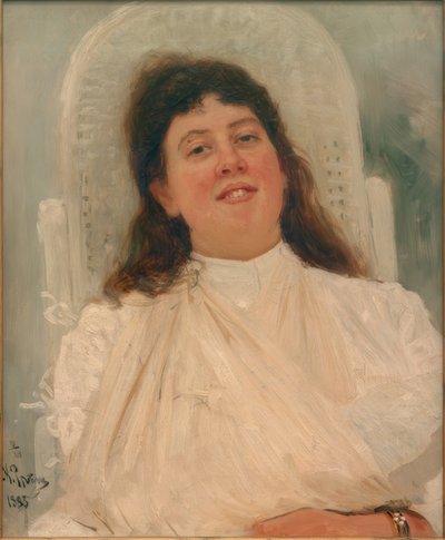 Porträtt av Marianne von Werefkin av Ilya Efimovich Repin