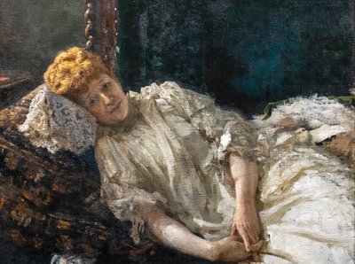 LOUISE DE RIQUET, COUNTESS OF MERCY-ARGENTEAU av Ilya Efimovich Repin
