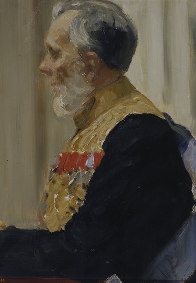 Porträtt av greve Constantin Ivanovich von der Pahlen, 1903 av Ilya Efimovich Repin