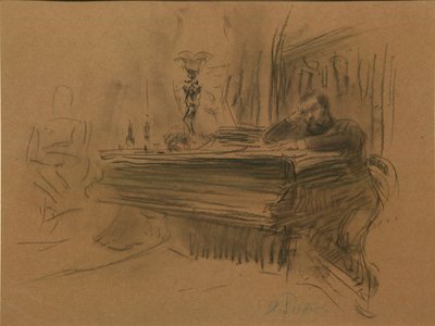 Porträtt av kompositören Aleksey Fedorovich Kal, 1906 av Ilya Efimovich Repin