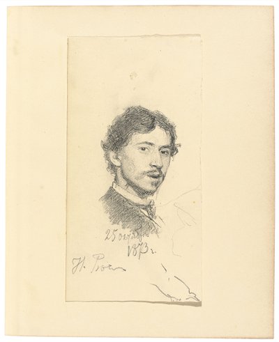Självporträtt, 1873 av Ilya Efimovich Repin