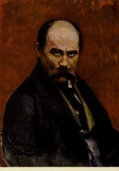 Taras Shevchenko, ukrainsk poet och konstnär av Ilya Efimovich Repin