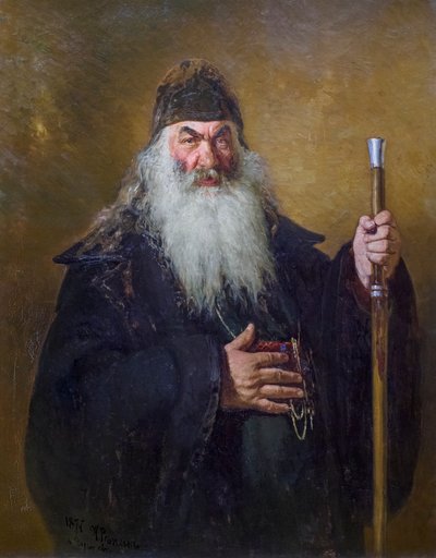 Ärkediakonen av Ilya Efimovich Repin