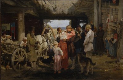 Rekrytavskedet, 1879 av Ilya Efimovich Repin