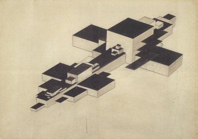Design för Supremolet Suprematist Plane av Ilya Grigorevich Chashnik