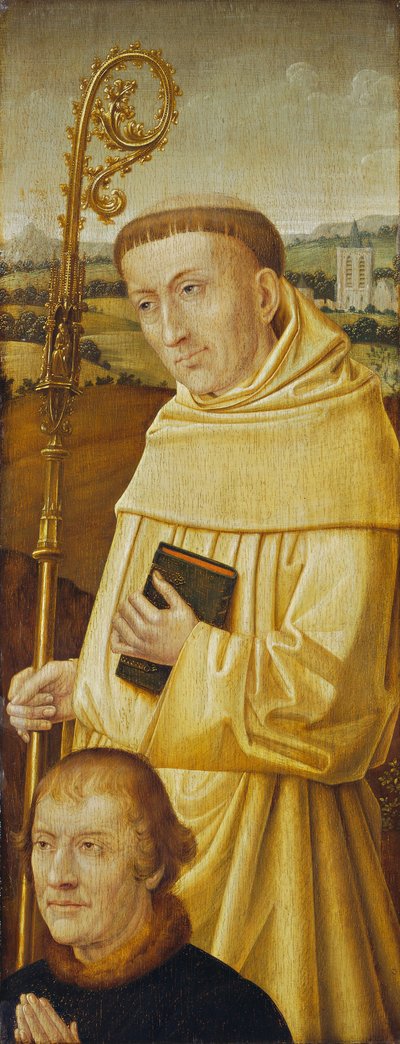 Sankt Bernard med donator [framsidan] av Imitator of Flemish 15th Century