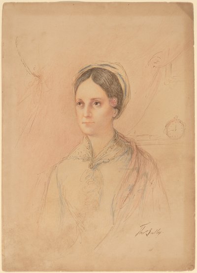 Sarah Jane Mellon av Imitator of Thomas Sully