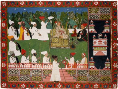Ajit Singh 16781724, Maharaja av Jodhpur, mitten av 1700-talet. av Indian Art