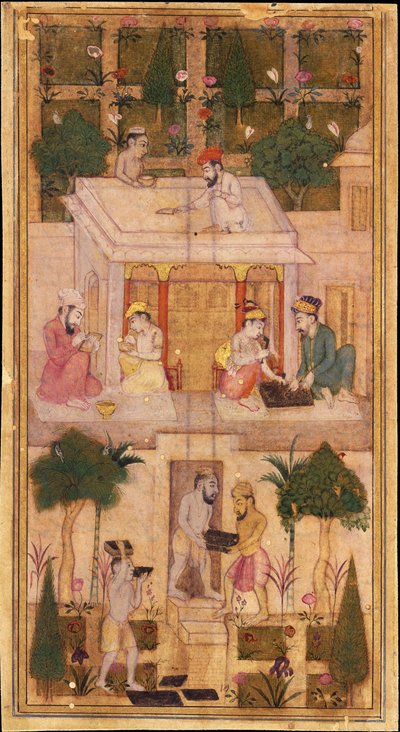 Att göra böcker i en trädgård av Indian Art