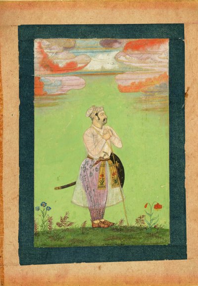 Mughal officer, c. 1650 av Indian Art