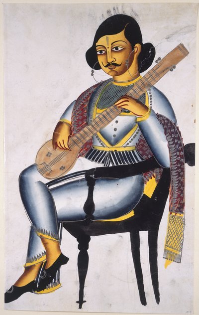 En bengalisk musiker av Indian School