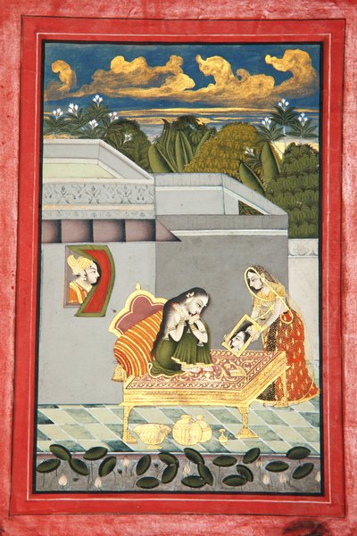 En glimt av den älskade, (ogenomskinlig wc på papper) av Indian School