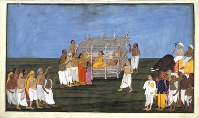 Add Or 4356 Brahmin-ceremoni, illustration från 